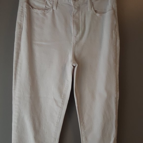 PAIGE Women's Hoxton Straight Ankle Blush Pink Jeans Size 29 - Picture 3 of 12